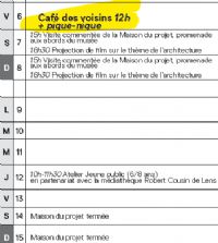Programmation de la Maison du projet Louvre-Lens. Du 1er juillet au 23 août 2012 à Lens. Pas-de-Calais. 
